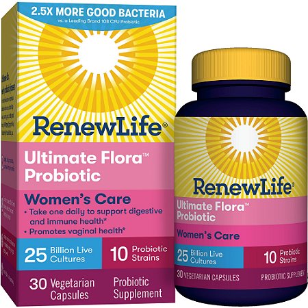 Renew Life Women's Probiotic - Ultimate Flora Probiotic Women's Care