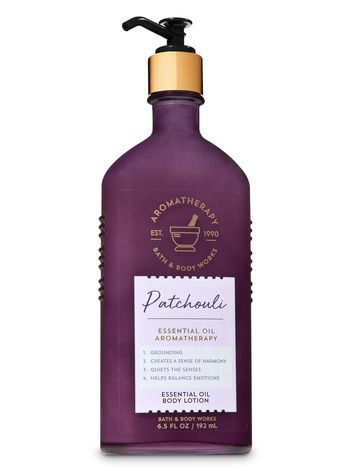 Aromatherapy Patchouli Essential Oil Body Lotion