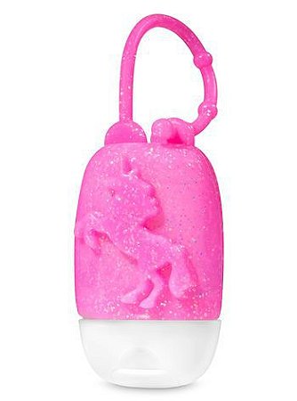 Pink Glitter Unicorn Pocketbac Holder