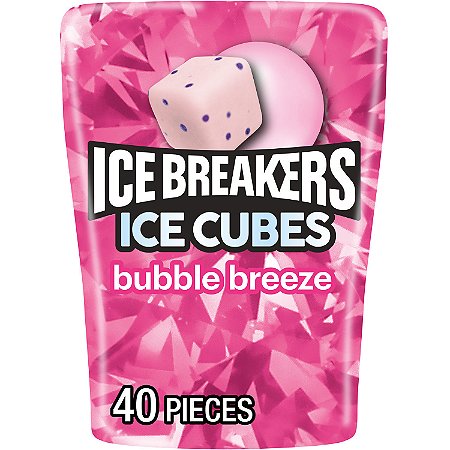Ice Breakers Ice Cubes Bubble Gum Bubble Breeze