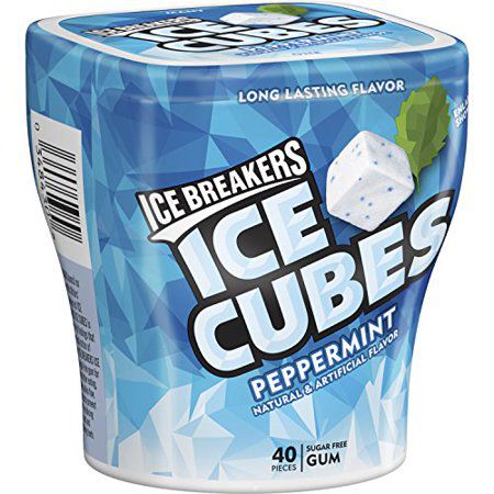Ice Breakers Ice Cubes Peppermint Sugar Free Gum