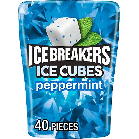 Ice Breakers Ice Cubes Peppermint Sugar Free Gum