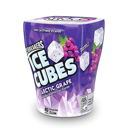 Ice Breakers Ice Cubes Sugar Free Arctic Grape Gum