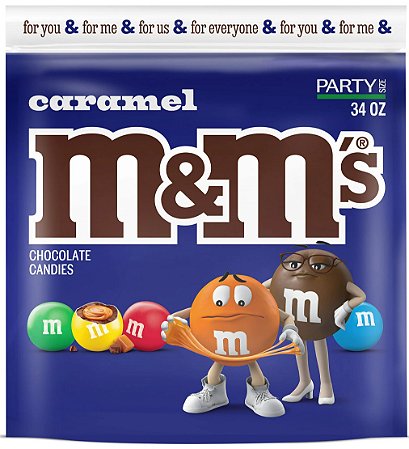 M&M's Caramel Chocolate Candy Party Size