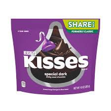 Hershey's Kisses Special Dark Mildly Sweet Chocolate Candy