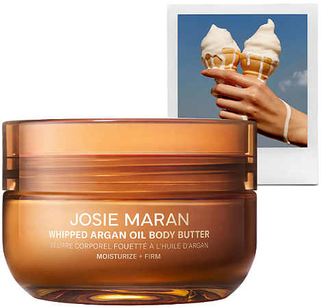 Josie Maran Vanilla Vibezzz - Whipped Argan Oil Refillable Firming Body Butter Jar
