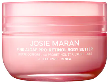 Josie Maran Pink Algae Pro-Retinol Body Butter for Anti-Aging and KP