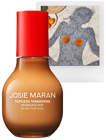 Josie Maran Topless Tangerine - Argan Oil + Sugar Balm Refillable Exfoliating Body Scrub Jar