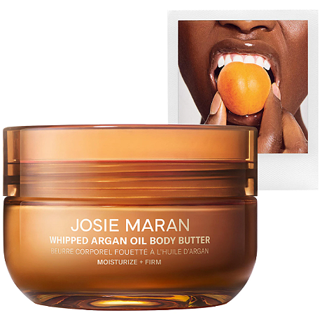 Josie Maran Vanilla Apricot - Whipped Argan Oil Refillable Firming Body Butter Jar