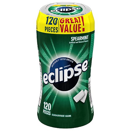 Eclipse Spearmint Sugar Free Chewing Gum