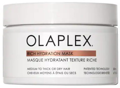 Olaplex Rich Moisture Hydration and Anti-Frizz Hair Mask for Dry or Medium to Thick Hair