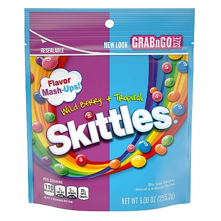 Skittles Mash-Ups Wild Berry and Tropical Candy