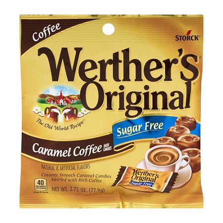Storck Werther's Original Sugar-Free Caramel Coffee Hard Candies