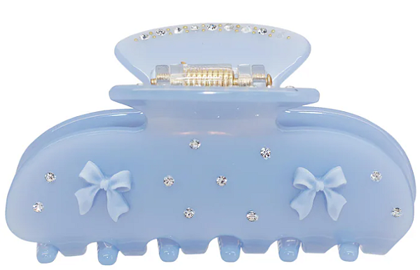 Emi Jay Sweetheart Hair Claw Clip in Blue Ribbon