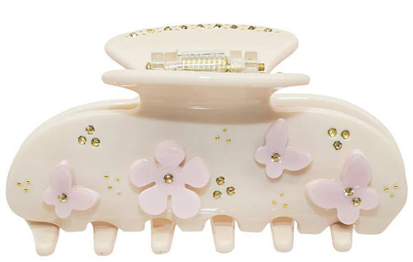 Emi Jay Sweetheart Hair Claw Clip in Pink Angel Food