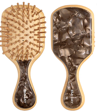 Emi Jay Mini Paddle Hair Brush in Toasted Sugar
