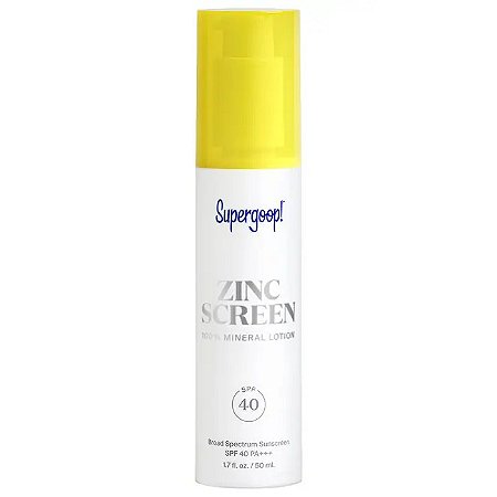 Supergoop! Zincscreen 100% Mineral Sunscreen Lotion SPF 40 PA+++
