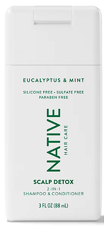 Native Eucalyptus & Mint Scalp Detox Mini 2-in-1 Shampoo & Conditioner