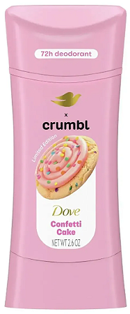 Dove Deodorant Spray Crumbl Confetti Cake