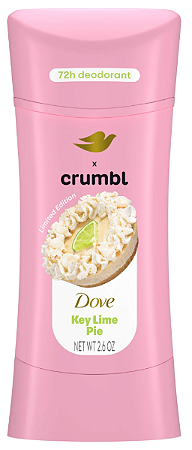 Dove & Crumbl Limited Ediiton Deodorant Crumbl Key Lime For Odor Protection