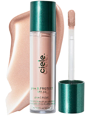 ciele glow & PROTECT SPF 50+ liquid highlighter