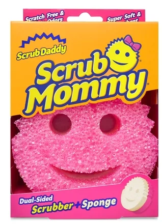 Scrub Daddy Scrub Mommy Dual-Sided Scratch-Free Dish Scrubber Sponge