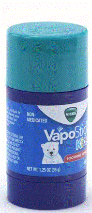 Vicks Vapo Stick Kids, Soothing Non-Medicated Vapor Rub for Children with Menthol Scen