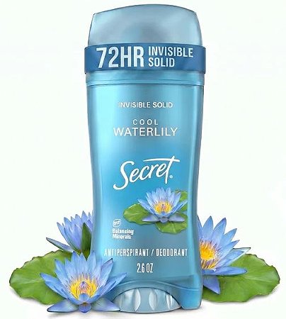 Secret Antiperspirant & Deodorant for Women, Invisible Solid