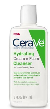 CeraVe Hydrating Cream-to-Foam Face Wash