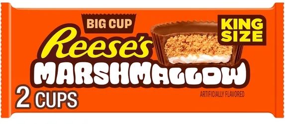 REESE'S Big Cup Marshmallow Candy Milk Chocolate King Size Peanut Butter Cups