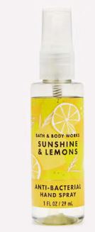 Sunshine & Lemons Hand Sanitizer Spray