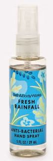 Fresh Rainfall Hand Sanitizer Spray