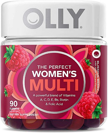 Olly The Perfect Women's Multi Multivitamin Gummies Berry