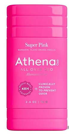 Athena Club All-Over Solid Deodorant - Super Pink