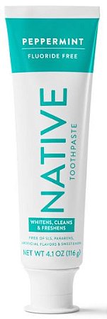 Native Premium Whitening Wild Mint & Peppermint Oil Fluoride Free Toothpaste