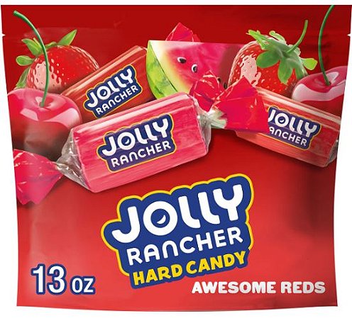 Jolly Rancher Awesome Reds Assorted Fruit Flavored Hard Candy