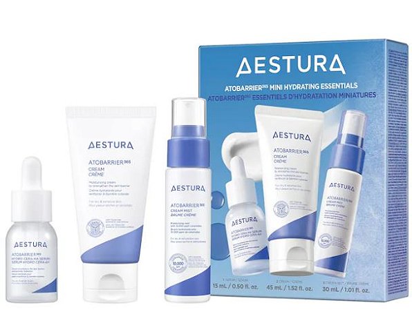 AESTURA Mini ATOBARRIER365 Hydrating Essentials Travel Skincare Set