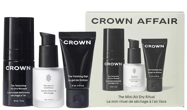 Crown Affair The Mini Air Dry Hair Set