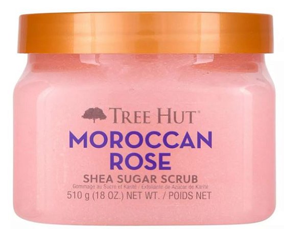 Tree Hut Moroccan Rose Body Scrub, Exfoliating Sugar Scrub, Vegan