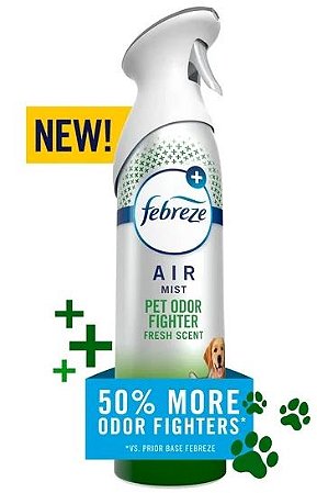 Febreze Air Mist Air Freshener Spray, Pet Odor Fighter