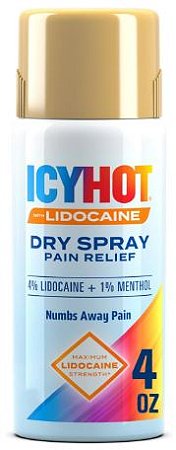 Icy Hot Lidocaine Pain Relief Dry Spray