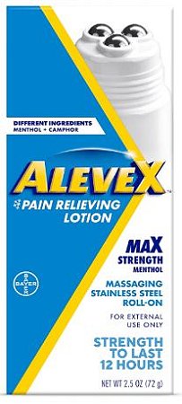 AleveX Topical Pain Relief Lotion with Rollerball Applicator