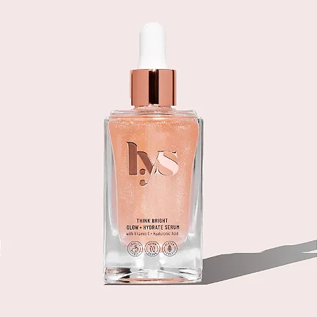 LYS Beauty THINK BRIGHT GLOW + HYDRATE SERUM WITH VITAMIN C & HYALURONIC ACID