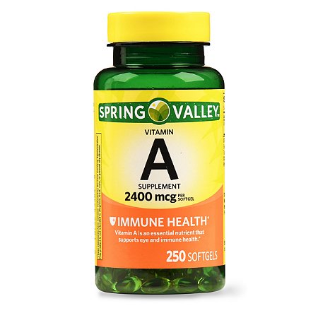 Spring Valley Vitamin A Softgels 2400 mcg