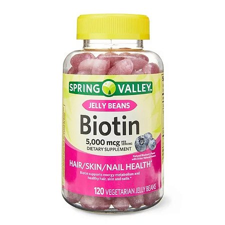 Spring Valley Biotin Adult Gummies 150ct  5.000mcg