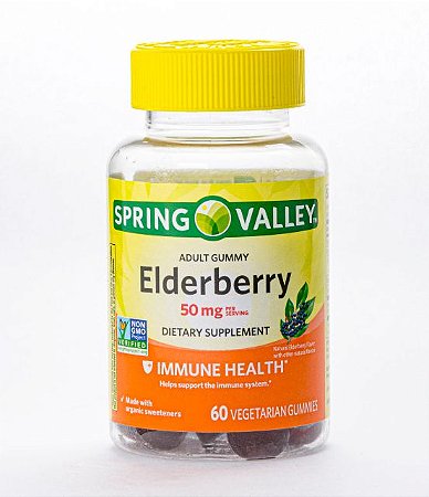 Spring Valley Elderberry Dietary Supplement Adult Gummies