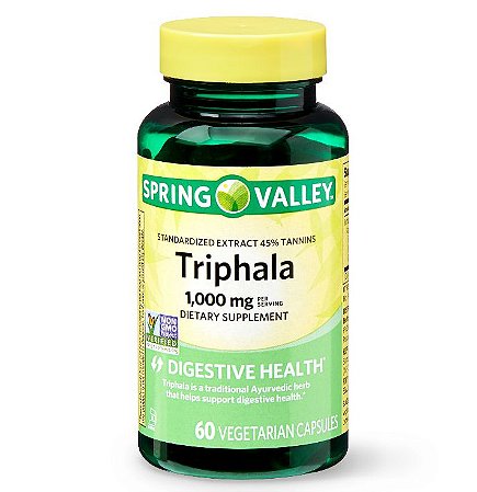 Spring Valley Triphala Vegetarian Capsules 1.000mg