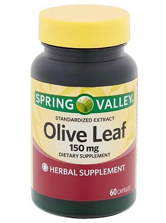 Spring Valley Standardized Extract Olive Leaf Capsules 150 mg