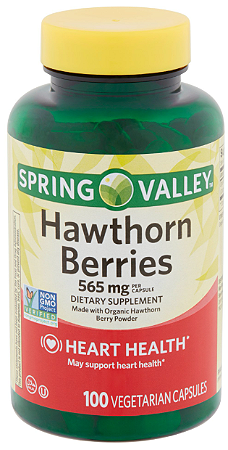 Spring Valley Hawthorn Berries Vegetarian Capsules 565 mg
