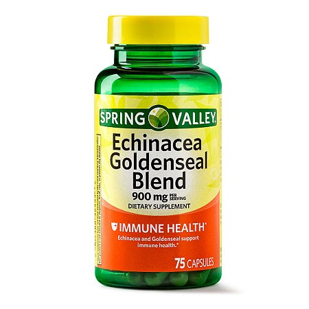 Spring Valley Echinacea Goldenseal Blend Capsules 900mg